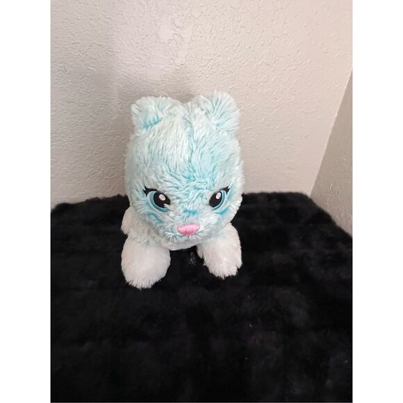 Build a Bear Merry Mint Blue White Bunny Rabbit Sparkle 12” plush - Picture 1 of 5